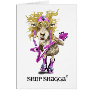 Shep Shagga Rock n Roll sheep Cards