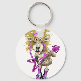 Shep Shagga Rock n Roll sheep Keychain
