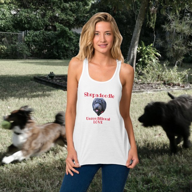 Shepadoodle Unconditional Love Tank Top (Creator Uploaded)