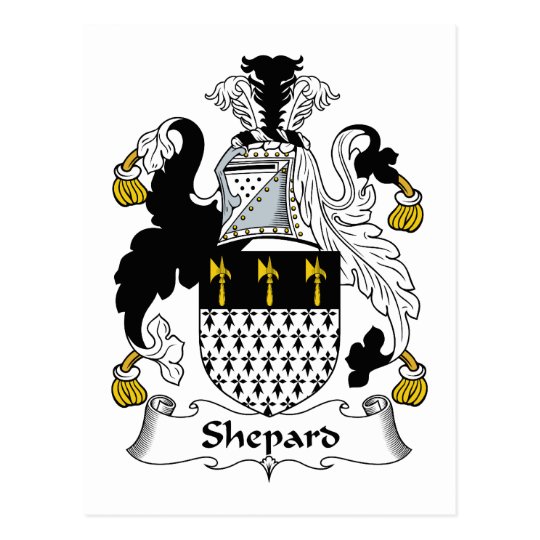 Shepard Family Crest Postcard | Zazzle.com