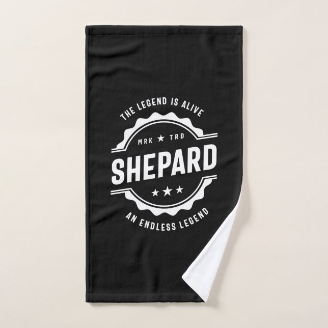 Shepard Personalized Name Birthday Gift Hand Towel (Hand Towel)