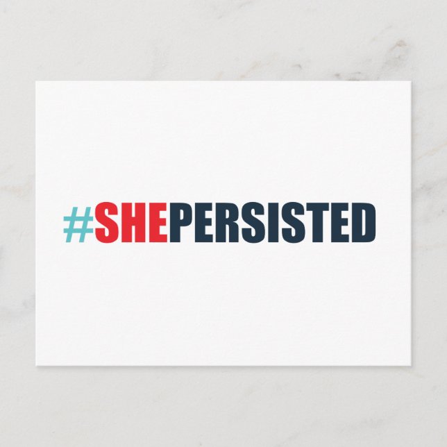 #shepersisted postcard (Front)