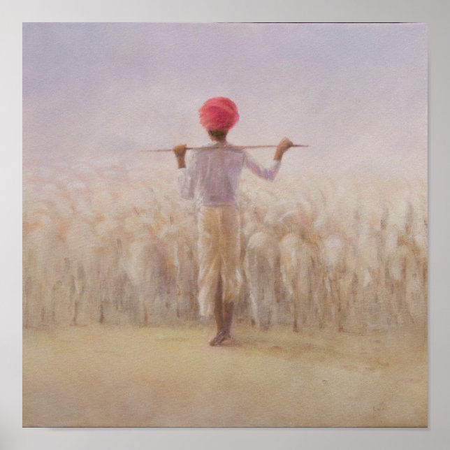 Shepherd and Flock Poster (Front)