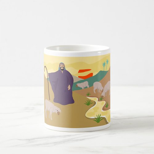 Shepherd And His Flock Coffee Mug