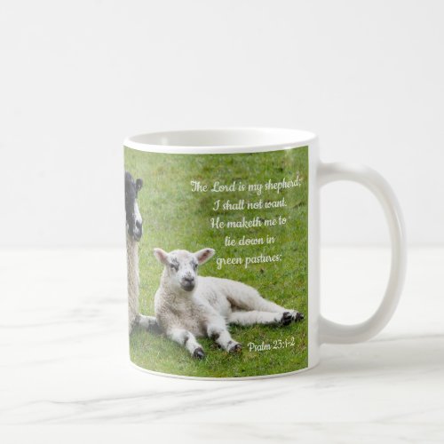 Shepherd and Sheep Flock Coffee Mug
