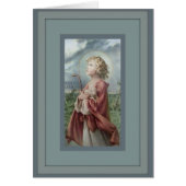 Shepherd Christ Child Lamb Staff (Front)