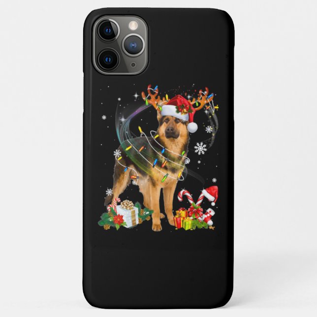 Shepherd Christmas Dog Case-Mate iPhone Case (Back)