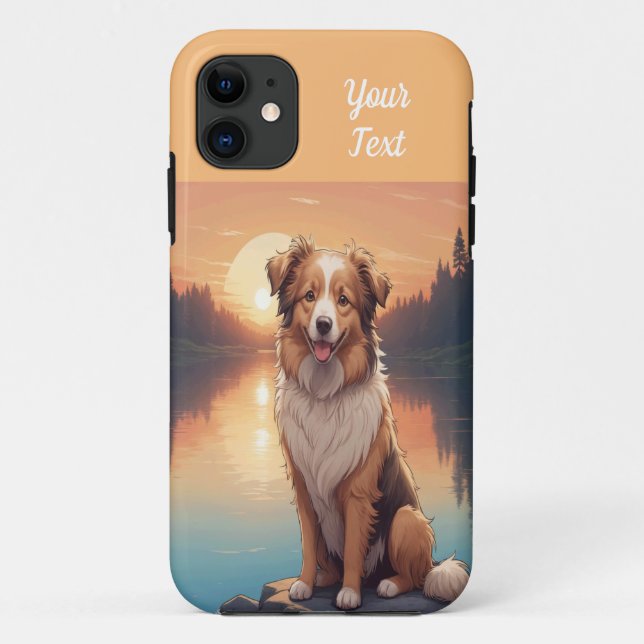 Shepherd Collie by Lake Case-Mate iPhone Case (Back)