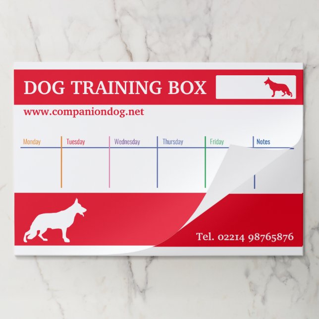 Shepherd Dog  Paper Pad (Folded)