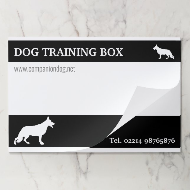 Shepherd Dog  Paper Pad (Folded)