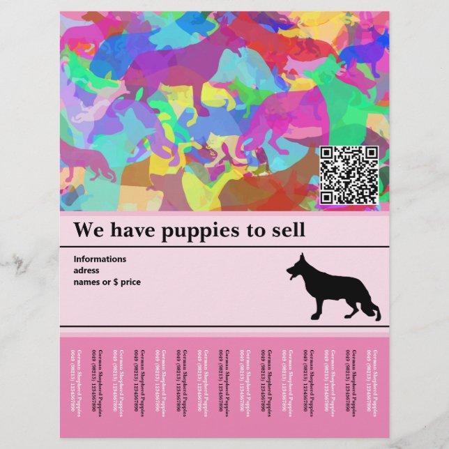 Shepherd Dog personalized Flyer (Front)