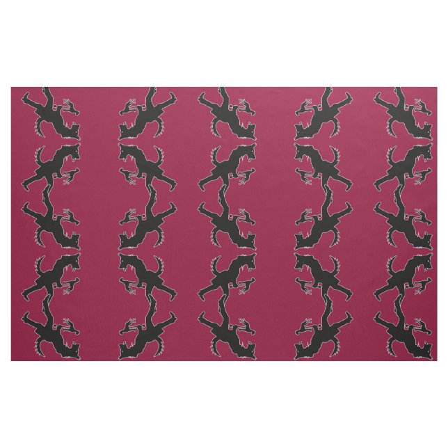 Shepherd dog silhouette fabric (Fat Quarter)