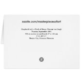 Shepherd, Flock of Sheep Van Gogh Fine Art Cards (Back Horizontal)