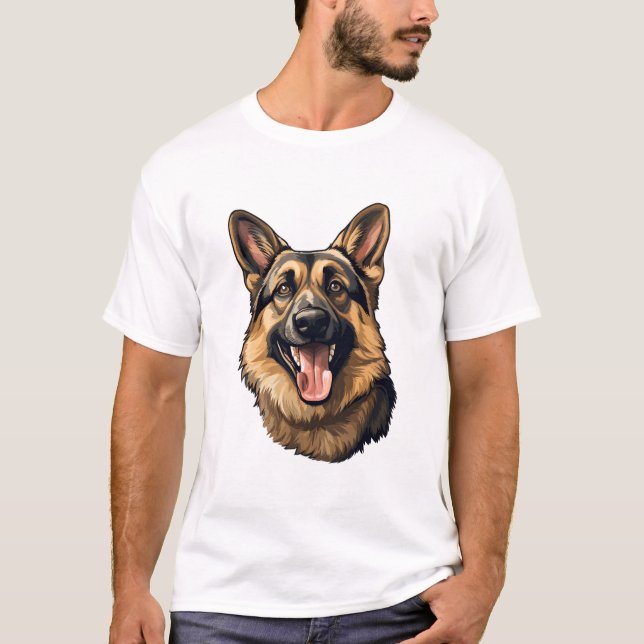 Shepherd - German Shepherd T-Shirt (Front)