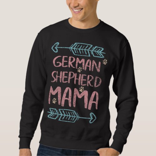 Shepherd Lover Owner Funny Dog Mom Gift German She Sweatshirt