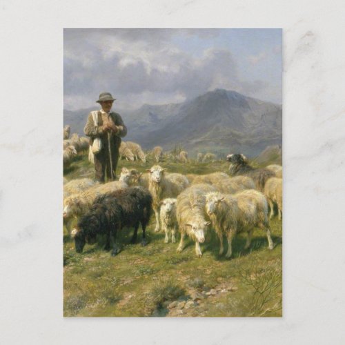 Shepherd of the Pyrenees by Rosa Bonheur Postcard