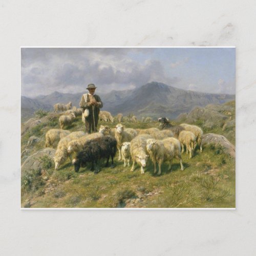 Shepherd of the Pyrenees by Rosa Bonheur Postcard