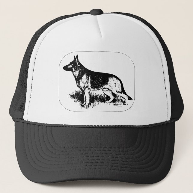 Shepherd Profile Trucker Hat (Front)