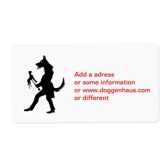 Shepherd Puppet Master Label (Front)