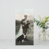 Shepherd With Lamb and Border Collie (Standing Front)