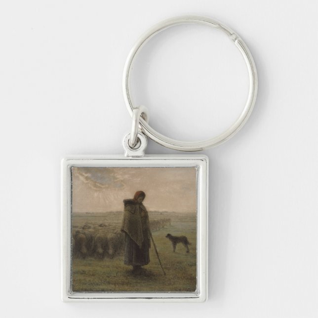Shepherdess and Her Flock | 1862-63 Keychain (Front)