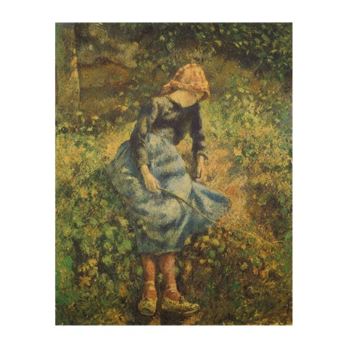 Shepherdess by Camille Pissarro Vintage Fine Art