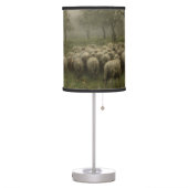 Shepherdess with a Flock of Sheep, Anton Mauve Table Lamp (Left)