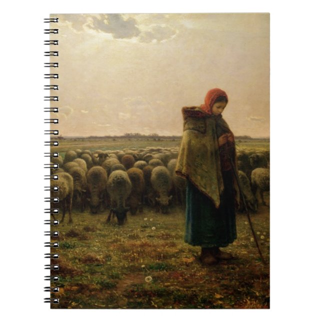 Shepherdess with her Flock, 1863 Notebook (Front)