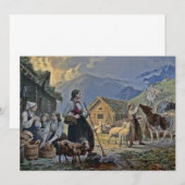 Shepherdess's Hut on the Mountain (Front/Back)