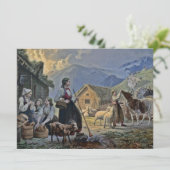 Shepherdess's Hut on the Mountain (Standing Front)