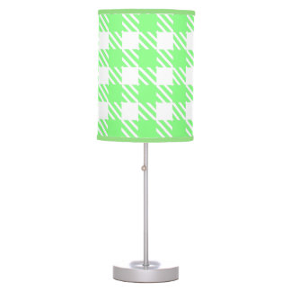 Shepherd's Check, stripe, Customize, Change color Table Lamp