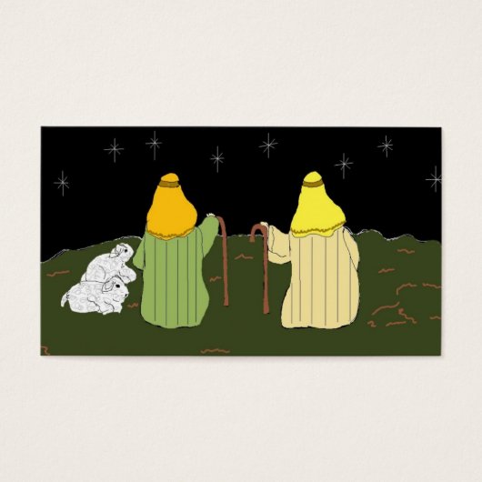 Shepherds Guarding Their Sheep (Front)