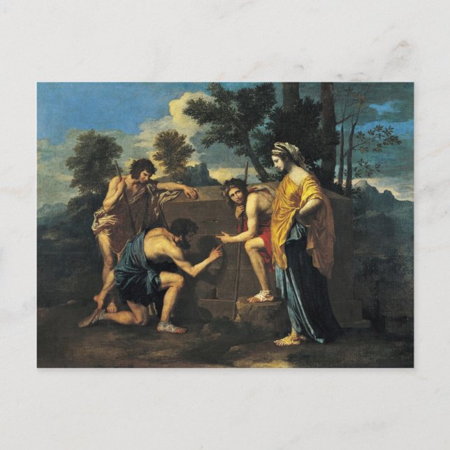 Shepherds In Arcadia (Et In Arcadia Ego), Postcard (Front)