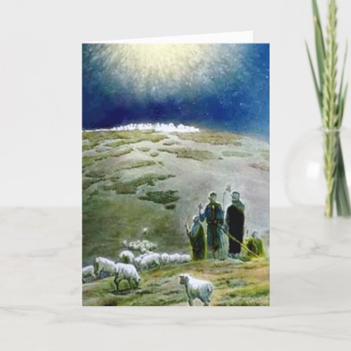 Shepherds Watch Christmas Card