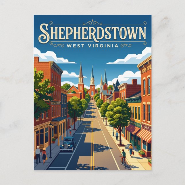 Shepherdstown USA Postcard (Front)