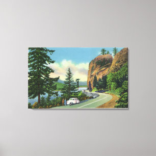 Shepperd's Dell View of Incomparable Gorge Canvas Print