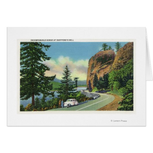 Shepperd's Dell View of Incomparable Gorge Cards (Front Horizontal)