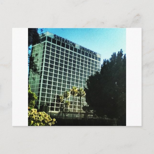 sheraton universal hotel studios LA Postcard (Front)