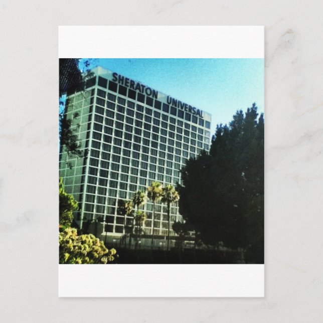 sheraton universal hotel studios LA Postcard (Front)