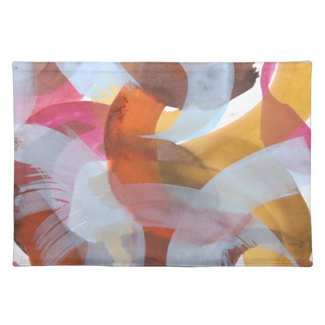 Sherbert I Cloth Placemat (Front)