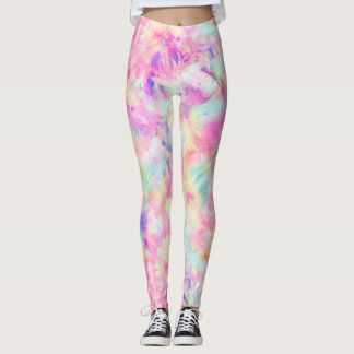 Sherbert Pastel Tie Dye Leggings