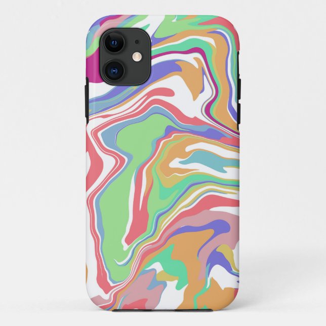 Sherbert Swirls    Case-Mate iPhone Case (Back)