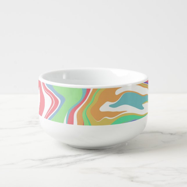 Sherbert Swirls   Soup Mug (Front)