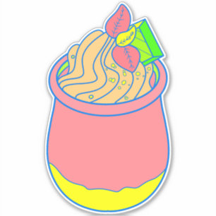 Sherbet Ice Cream Sticker