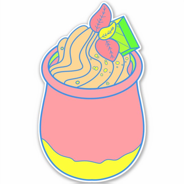 Sherbet Ice Cream Sticker (Front)