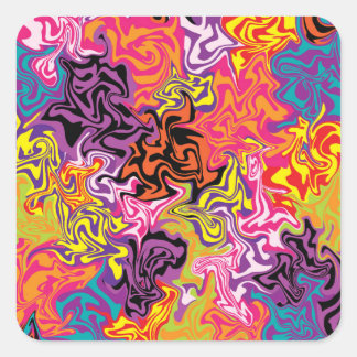 Sherbet Square Sticker