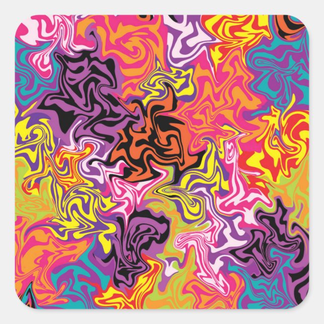 Sherbet Square Sticker (Front)