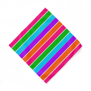 Sherbet Stripes  Bandana