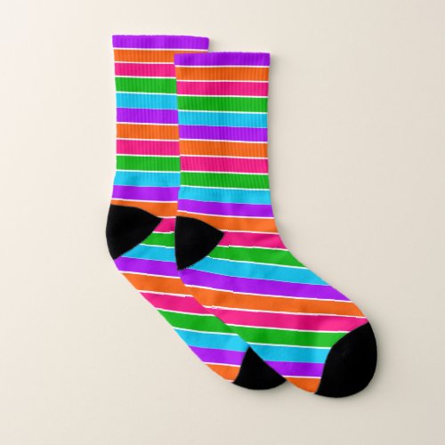 Sherbet Stripes  Socks