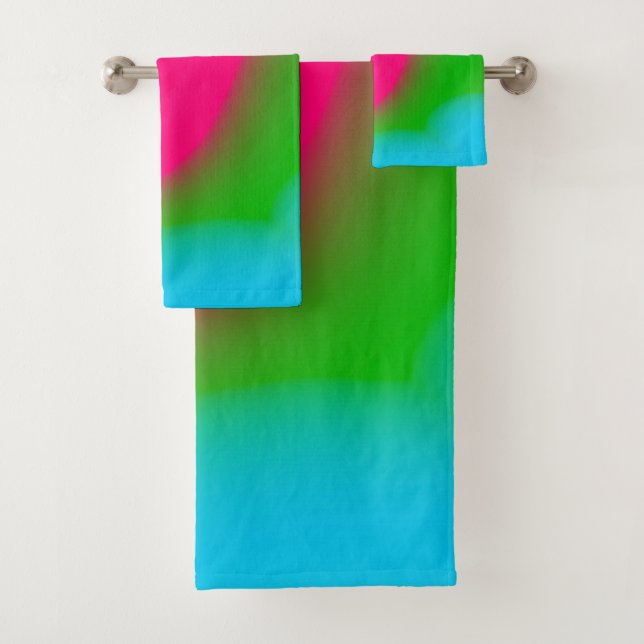 Sherbet Watercolors Bath Towel Set (Insitu)